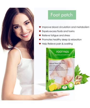 Xnuoyo Natural Detox Foot Patches Promote Blood Circulation Relieve Pain & Improve Sleep 24PCs Wormwood Foot Pavement for Moisture & Cold Relief - Buy Online on GoSupps.com