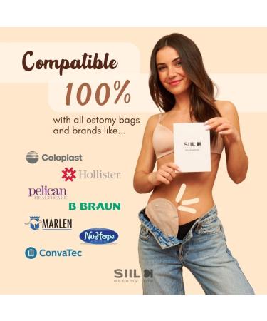 SIIL Ostomy Shield | Stoma Guard & Protector | Beige Ostomy Supplies & Bag Cover for Comfort - Buy Online on GoSupps.com