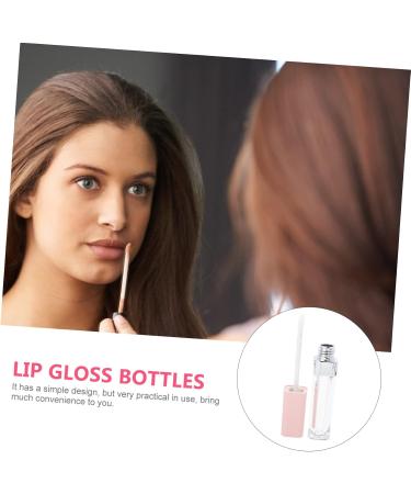 Outanaya 6pcs Lip Gloss Empty Tube Mascara Bottle Eyeline Tube Empty Lip Gloss Tubes Bulk Lip Balm Pink Abs 1 g (Pack of 1) Pink - Buy Online on GoSupps.com