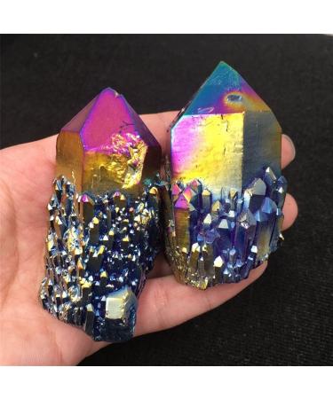 Gift for Family 100G+Natural Rainbow Titanium Crystal Cluster Crystal Point Quartz Specimen Home Decoration Rock Gem Stone Reiki1PC Lucky Stone Raw Stones and Minerals Stone Mineral Specimen - Buy Online on GoSupps.com