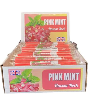 50 X Assorted Mint & Mixed Fruit Rock Sticks Handmade Traditional Rainbow Classic Sweets Retro Seaside Gift Wholesale Confectionery - Buy Online on GoSupps.com