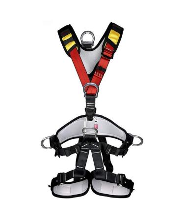 HandAcc Climbing Seat Belts, Professional Mountaineering Large Size Safety Belt Climbing Gear for Tree Climbing, Fire Rescue, Rappelling and Other Outdoor Adventure Activities