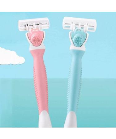 Manueller Hair Scraper for Women | 6-Layer Universal Razor for Armpits & Leg Hair - TRS376 (Blue) - Buy Online on GoSupps.com