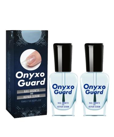 Biancat OnyxoGuard Nail Growth and Repair Serum OnyxoGuard Serum Nail Growth Serum Nail Growth and Strengthener Nail Serum Repair Essence Nail Strengthener for Thin Nails and Growth (2pcs)