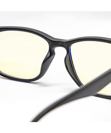 GLASSA Blue Light Blocking Glasses PCG 03 - 4.00 Diopter Black | Protect Your Eyes & Enhance Comfort - Buy Online on GoSupps.com