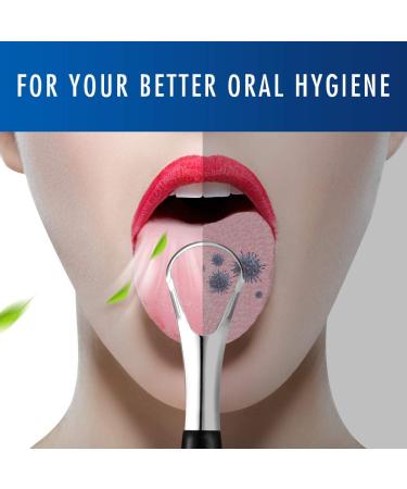 Stainless Steel Tongue Scraper & Cleaner for Oral Care - Adults, Kids, Men, Women - Orabrush Tongue Cleaner - Buy Online on GoSupps.com