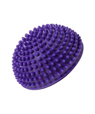 Homsfou Durian-ball feet muscle-relaxing massager body massage device portable foot light massager body relaxing massager tool ice hockey pvc violet office 16x16x8cm purple
