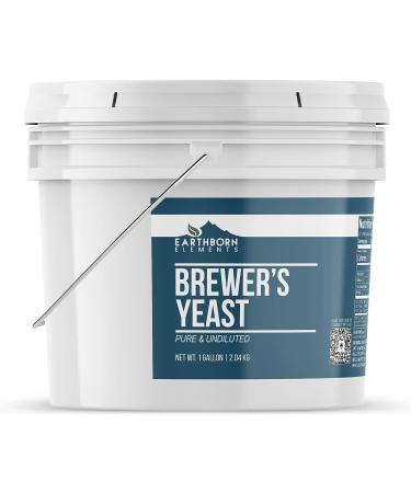 Earthborn Elements Brewers Yeast 1 Gallon Bucket - Pure & Undiluted Inactive Yeast 72 oz - Buy Online on GoSupps.com
