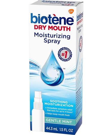 Biotene Moisturizing Mouth Spray 1.5 fl oz - Pack of 2 | Hydrating Oral Care Solution - Buy Online on GoSupps.com
