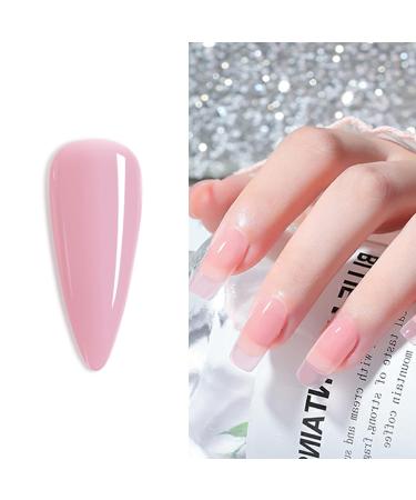 Premium UV Gel for Gel Nails - 30ml Pink Poly Nail Gel for Nail Extensions & Design - Buy Online on GoSupps.com