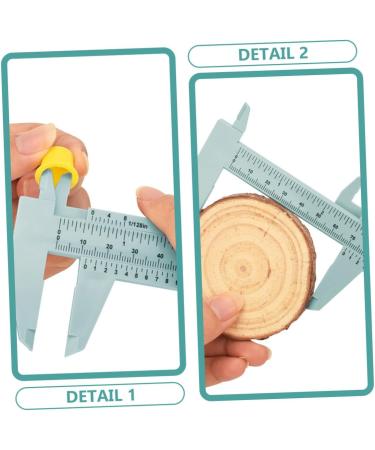 POPETPOP R gle Plastique de Mesure Pr cise pour Sourcils Pied Coulisse L ger Outil Professionnel pour Maquillage et Dessin des Sourcils Usage Personnel et Salon Beaut  - Buy Online on GoSupps.com