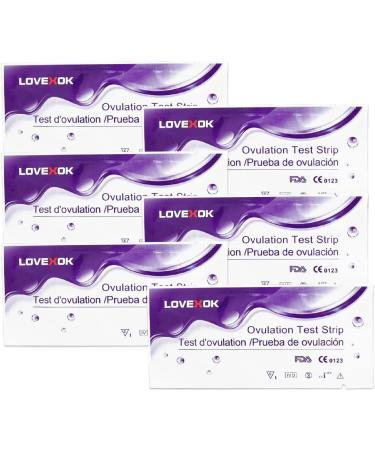 LOVEXOK Urine Ovulation Test Strip Rapid Home Self-Checking 25 Count - Buy Online on GoSupps.com