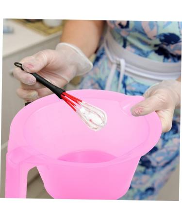 9-Piece Hair Color Mixing Bowls Set - Soft Plastic Dyeing & Bleaching Cups for Salon & Home Use (Pink 16x14cm) - Buy Online on GoSupps.com