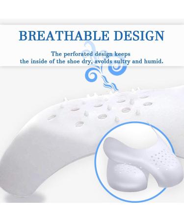 Madala Crease Protectors for Air Force Sneaker Shoes - 2 Pair Set | Anti-Crease Guards for Men's Shoes US Size 7.5-12 - White - Buy Online on GoSupps.com