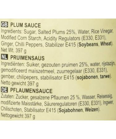 Lee Kum Kee Plum Sauce - Pack of 3 (3 x 397g) | Authentic Asian Condiment for International Shipping - Buy Online on GoSupps.com
