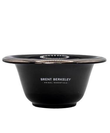 Brent Berkeley Men's Professional Shaving Bowl Razor shell - porcelain - shaving bowl - soap foam shell - for the production of tender and creamy shaving foam - black - 105x50mm - Buy Online on GoSupps.com