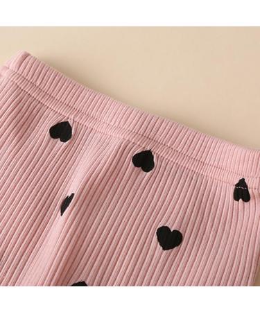 UUAISSO Baby Girls Cow Print Ruffle Long Sleeve Outfit 12-18 Months | Pink Hearts - Buy Online on GoSupps.com