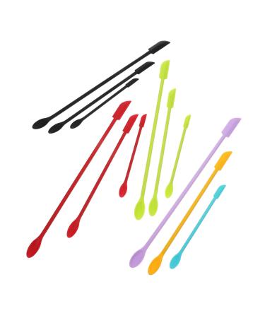 Gogogmy 12 pieces cosmetics bottle scraps cosmetics bottle spatula long handle bottle scraper cream spatula bottle floor scraps make -up spatula mini spatula kitchen need