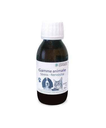 LABORATOIRES COPMED - Animal Stress & Nervousness Range - Food Supplement for Dogs and Cats - Management of Behavioral Disorders - French Brand - 125 ML