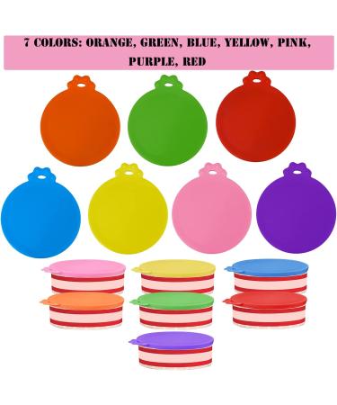 7 Pcs Silicone Pet Can Covers for 3 oz 2.5 oz Cat Food Cans - Food Can Lids for Small Pets - Buy Online on GoSupps.com