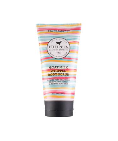 Dionis Goat Milk Skincare Scented Whipped Body Scrubs (6 oz) - Intensely Hydrating and Softens Skin Made in the USA Cruelty free Paraben free (Sea Treasures)