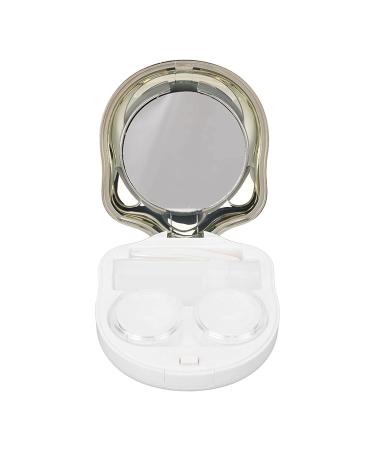 Pasam Cartoon Style Contact Lens Container - Travel-Friendly Plastic Case for Individual Use - Gold - Buy Online on GoSupps.com