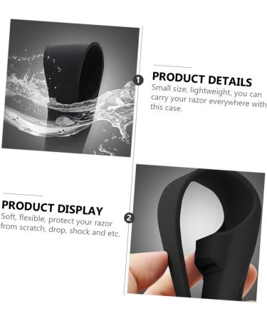 Fomiyes 4-Piece Leather Travel Razor Case - Stylish Shaving Razor Bags & Cosmetic Organizer for On-the-Go Grooming - Buy Online on GoSupps.com