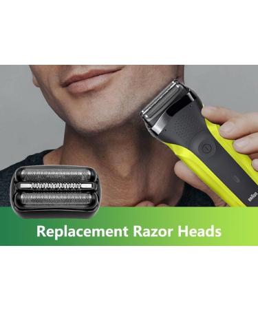 Compatible Braun Series 3 Replacement Shaver Head for Men - S3-21B | Fits 300s, 310s, 320s, 330s, 340s, 360s, 3010BT, 3020s, 3030s, 3040s, 3080s - Buy Online on GoSupps.com