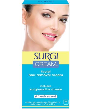 Surgi Cream Face Hair Remover - Gentle and Effective - 1 oz - Buy Online on GoSupps.com