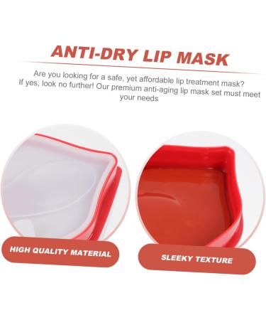  BIUDECO 20Pcs Lip Mask Natural Lip Balm Collagen Lip Masks Moisturizing Lip Gel Lip Mask Lip Care Masks - Buy Online on GoSupps.com