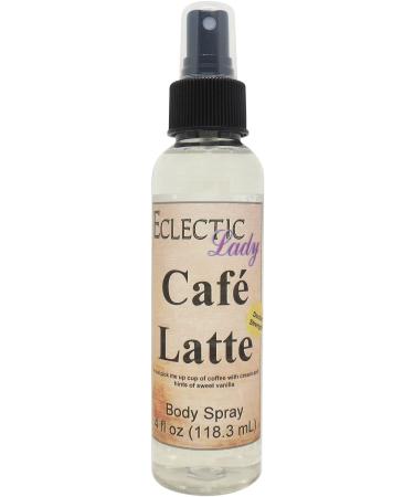 Cafe Latte Body Spray (Double Strength) 4 ounces Body Mist for Women with Clean Light & Gentle Fragrance Long Lasting Perfume with Comforting Scent for Men & Women Cologne with Soft Subtle Aroma 4 Fluid Ounces (Double Strength)