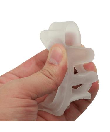 Buy 2 Silicone Toe Separators for Hallux Valgus Relief | Friction & Ball Protection for Crow Toe - Fast International Shipping - Buy Online on GoSupps.com