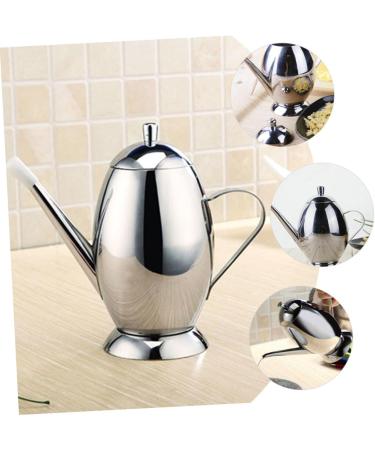 Zerodeko Multi-function Soy Sauce Dispenser Soy Sauce Dispenser 2pcs Household Stainless Steel Soy Sauce Bottle Stainless Steel Oil Dispenser Oil Dispensers 19.5X10CMx2pcs Silverx2pcs - Buy Online on GoSupps.com