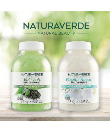 White musk Bath salts 1.3 kg - Buy Online on GoSupps.com