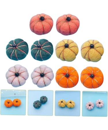 EXCEART 10pcs Felt Pumpkins Pompoms for Crafts Pumpkin Hairpin Clothes Sewing Materials Finished Product Random Color 10pcs 2X2CM - Buy Online on GoSupps.com