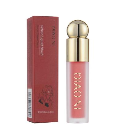 Makeup Liquid Blush | Soft Milk Blush Liquid Blush Matte Dewy Moisturizing Lightweight Cheek Tint - Cheep Blush Lipstick Waterproof Cream Blush All Day Last Easy to Blend Natural Makeup Hersil 4#