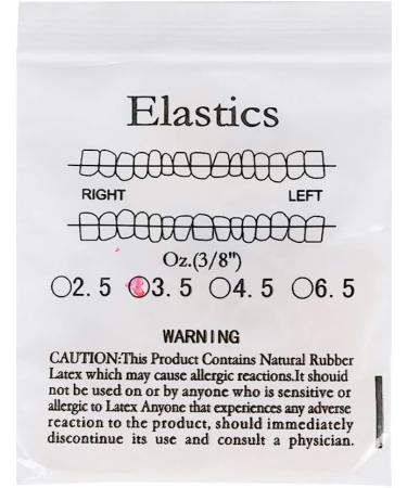 Dental Orthodontic Rubber Bands - Elastic Orthodontic Supply (3/8 - 3.5 Oz) - Buy Online on GoSupps.com