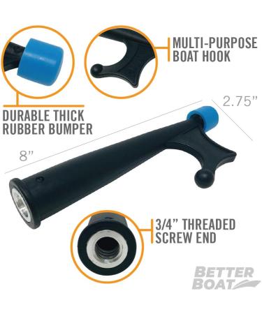 Telescoping Boat Hook Pole with Screw End - Boating Accessories for Docking - Buy Online on GoSupps.com