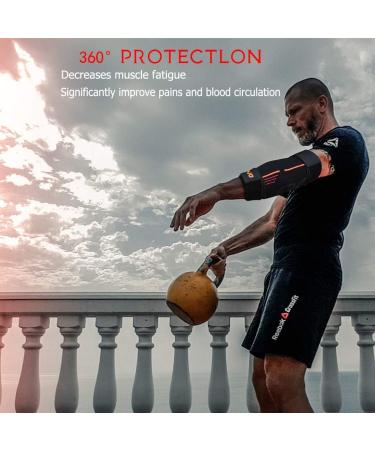 Elbow Compression Sleeve Weightlifting - Golfers Elbow Brace for Tendonitis and Tennis Elbow Brace for Men Women  Elbow Support Strap Cubital Tunnel Brace for Sleeping Ulnar Nerve Entrapment Relief X-Large - Buy Online on GoSupps.com