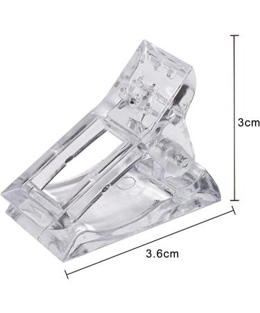 Buy SANWOOD 10-Part Nail Tip Clips - Fast Assembly Gel Extensions & Manicure Tool | UV-LED Plastic Clamps for Perfect Nail Builds - Buy Online on GoSupps.com