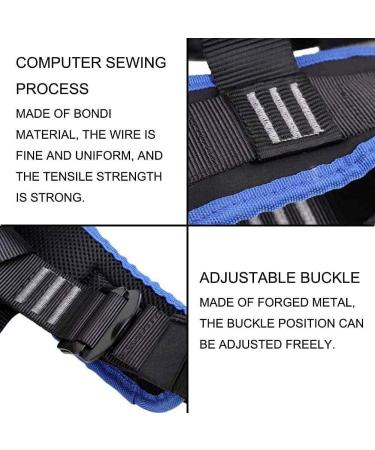 CroSight Climbing Seat Belt | Caving & Rock Climbing Equipment | Rappelling & Rescuing Gear | Black & Dark Blue - Buy Online on GoSupps.com