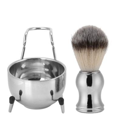 Premium Shaving Tool Set - Stainless Steel Stand & Brush Holder | Eco-Friendly Rust-Free | International Shipping Available - Buy Online on GoSupps.com