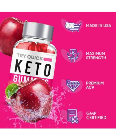 TryQuick Shark Advanced Max Strength Weight Management Gummies with ACV - 1 Bottle - Buy Online on GoSupps.com