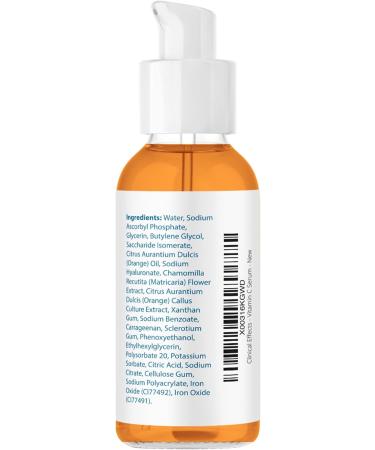 Clinical Effects Vitamin C Serum - Brightening & Hydrating Antioxidant Serum for All Skin Types - 1 oz Made in the USA - Buy Online on GoSupps.com