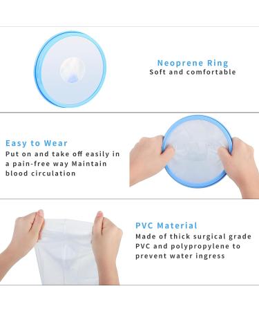 SUPERNIGHT Teenager Waterproof Half Arm Cast Cover - Reusable Sleeve for Shower, Bathing - Short Half Hand Protector - Buy Online on GoSupps.com