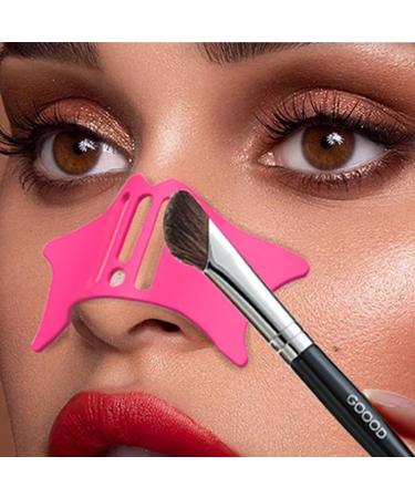 i-laesh Pro Silicone Nose Contouring Tool - Durable Makeup Applicator for Natural Shadow Effects | Easy-Clean Nose Shadow Tool | Rose Red - International Shipping Available - Buy Online on GoSupps.com