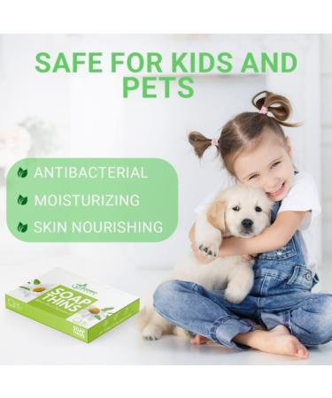 BAMBOEARTH Antibacterial Paper Soap Sheets - 3 Packs Portable Disinfecting Hand Wash Strips | Dissolvable & Disposable Travel Soap Sheets - Mint & Chamomile Scent - Buy Online on GoSupps.com