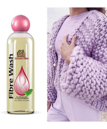 16oz Everyday Wash - Liquid Detergent for Delicate Fabrics | Wool Cashmere Silk & More | Lavender Scented - Buy Online on GoSupps.com