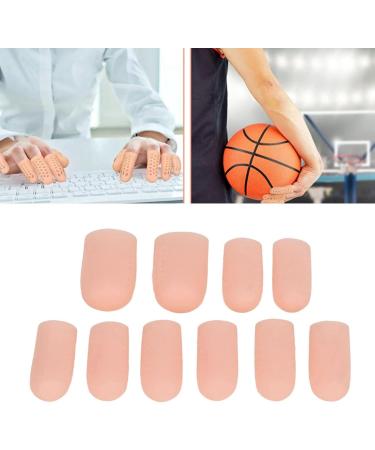 Gel Toe Protection - 10 Silicone Finger Toe Caps for Pain Relief & Breathable Comfort - Buy Online on GoSupps.com
