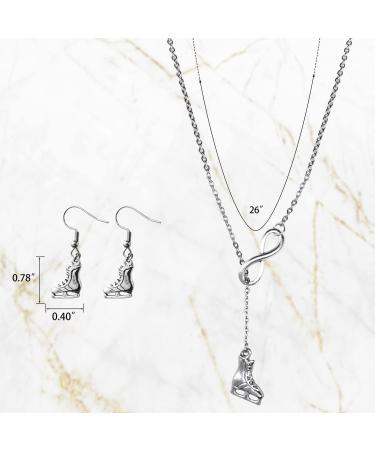 Ice Skating Accessories Gift Set for Girls | Ice Skates, Necklace, Earrings, Bracelet | Figure Skating Gifts for Women - Buy Online on GoSupps.com
